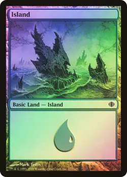 MTG FOIL Island - Shards of Alara #237 - Image 1