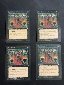 MtG X4 Dark Ritual Ice Age Magic the Gathering - Image 1