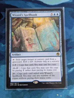 MTG Wizard's Spellbook - NM - Adventures in the Forgotton Realms D&D - Image 1