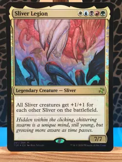 MTG - Sliver Legion. Time Spiral Remastered. Foil - Legendary Creature — Sliver - Image 1