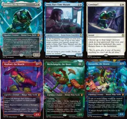 MTG Commander Leonardo, the Balance Deck - Raphael - Irma -TMNT EDH 100 Cards - Image 1