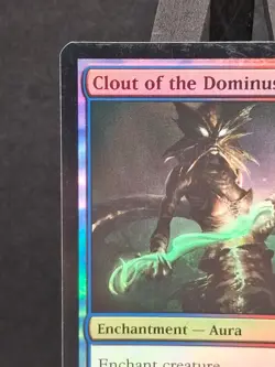 Clout of the Dominus FOIL Eventide MTG Original 99/180 LP Aura Shroud Haste - Image 5
