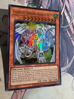 Yugioh Asian English Stardust Dragon/Assault Mode BPRO-AES12 Ultra rare NM - Image 2