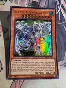 Yugioh Asian English Stardust Dragon/Assault Mode BPRO-AES12 Ultra rare NM - Image 3