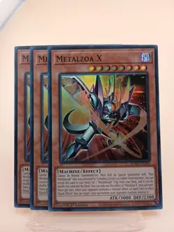 3x Metalzoa X ROTA-EN006 Super Rare 1st Edition Near Mint Yu-Gi-Oh! TCG NM SR - Image 1