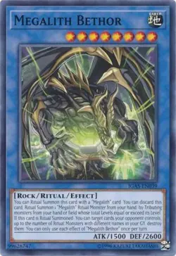 Megalith Bethor - IGAS-EN039 - Common - Unlimited Edition - Lightly Played - Image 1