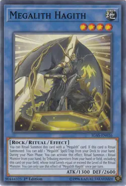 Megalith Hagith - IGAS-EN036 - Common - 1st Edition - Lightly Played - Image 1