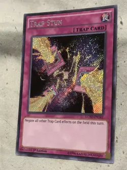 Yu-Gi-Oh Trap Stun Secret Rare LC5D-EN141 1st Edition - Secret Rare - Image 2