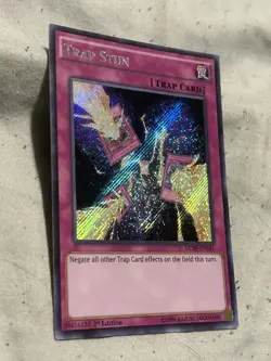Yu-Gi-Oh Trap Stun Secret Rare LC5D-EN141 1st Edition - Secret Rare - Image 3