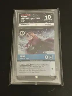 Disney Lorcana Anna Braving The Storm Epic Ace Graded 10 - Image 1
