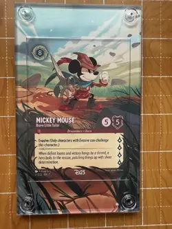 Mickey Mouse Brave Little Tailor D23 2024 Disney Lorcana Extended Artwork Case - Image 2