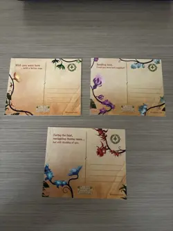 Disney Lorcana Wilds Unknown Prerelease All 3 Postcard Set - Image 2