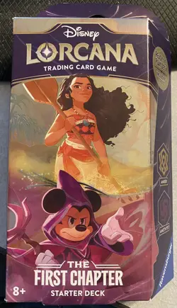 Disney Lorcana The First Chapter Starter Deck Amber Amethyst BRAND NEW SEALED - Image 1