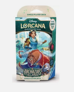 Disney Lorcana TCG Archazia's Island - SINGLE-PLAYER DECK * Ruby & Sapphire * - Image 1