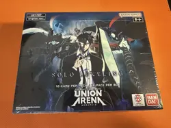 Union Arena Solo Leveling Booster Box UE17BT English Sealed First Edition Print - Image 1