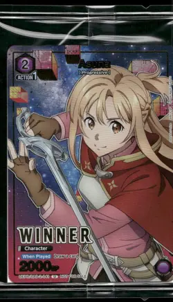 Asuna SAO-2-041 WINNER - Union Arena TCG Sword Art Online Promo SEALED - Image 1