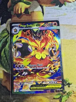 Mega Emboar EX 273/217 Secret Rare Pokemon Card - Image 1