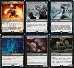 Custom Commander Deck Rakdos the Defiler - Demon Tribal - EDH Magic 100 Cards NM - Image 1