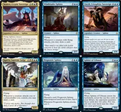 Custom Commander Deck - Sphinx Tribal - Yennett, Sovereign - EDH MtG 100 Cards - Image 1
