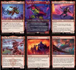 MTG Commander Raphael, the Nightwatcher Deck -Casey Jone TMNT NM - 100 Cards - Image 1