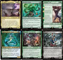 MTG Commander Sin Deck - 100 Magic Cards EDH Final Fantasy - Mossborn Hydra - NM - Image 1