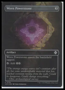 MTG Worn Powerstone (Borderless) Commander: The Lost Caverns of Ixalan Foil #120 - Image 1