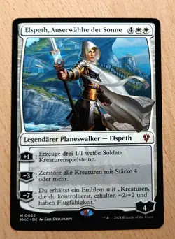 Mtg Magic: Elspeth, Auserwahlte der Sonne, Sun's Champion, DEUTSCH Planeswalker - Image 1