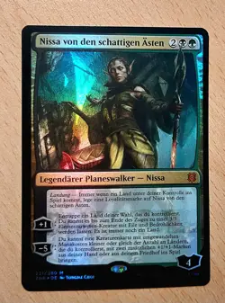 MTG Magic: # FOIL # Nissa of Shadowed Boughs, von den schattigen Asten, DEUTSCH - Image 2