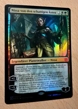MTG Magic: # FOIL # Nissa of Shadowed Boughs, von den schattigen Asten, DEUTSCH - Image 3