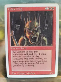 MTG - Goblin King - Revised - LP - Image 1