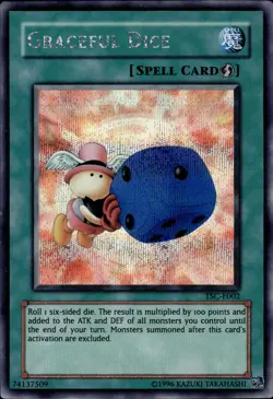 Graceful Dice - Prismatic Secret Rare TSC-E002 - LP - YuGiOh - Image 1