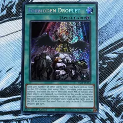 Yugioh! | Forbidden Droplet (Secret Rare) RA01-EN064 1st Edition Near Mint NM - Image 1
