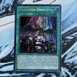 Yugioh! | Forbidden Droplet (Secret Rare) RA01-EN064 1st Edition Near Mint NM - Image 2