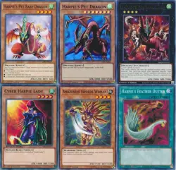 Yugioh Mai Valentine Complete Deck - Harpie's Pet Dragon - Feather Duster - NM - Image 1