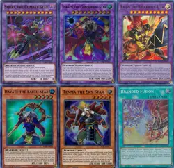 Yugioh Branded Star Warrior Deck - Idaten Aluber the Jester of Despia Fusion NM - Image 1
