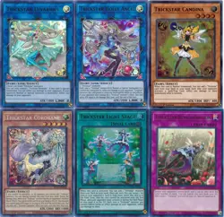 Yugioh Trickstar 2024 Deck! Candina Light Stage Reincarnation Droll & Lock - NM - Image 1