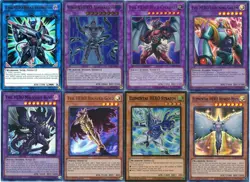 Yugioh Evil HERO 2024 Deck - Malicious Bane Sinister Necrom Inferno Wing Gold - Image 1