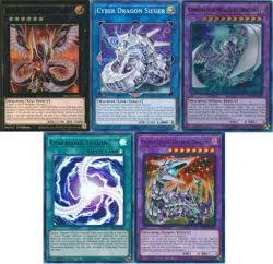 Yugioh Cyber Dragon Tournament Deck - Herz - Nachster - 55 Cards - NM - Image 1