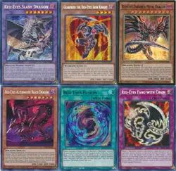 Yugioh Red-Eyes Black Dragon Tournament Deck Slash Dragon Link Gearfried - NM - Image 1