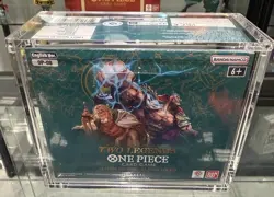 Clear Acrylic Display Case with Magnetic Lid for One Piece Booster Box English - Image 1