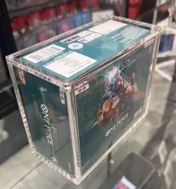 Clear Acrylic Display Case with Magnetic Lid for One Piece Booster Box English - Image 3