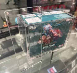 Clear Acrylic Display Case with Magnetic Lid for One Piece Booster Box English - Image 4
