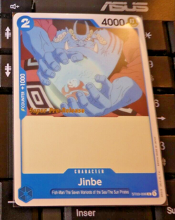ONE PIECE ENGLISH CARD GAME CARTE SUPER PRE RELEASE Jinbe ST03-006 EN NM - Image 1