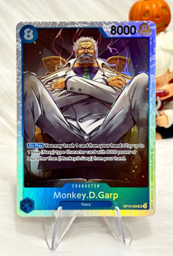 Monkey.D.Garp OP12-056 SR Legacy of the Master One Piece Card NM/M - Image 1