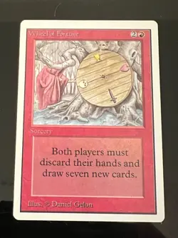 Magic the Gathering MTG Wheel of Fortune NM- (Beta Bob) - Image 1