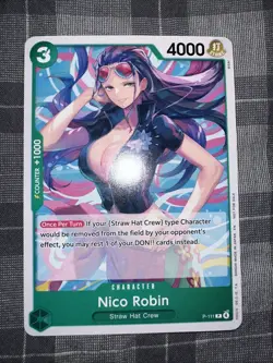 P-111 Nico Robin Promo - One Piece Card Game TCG - Heroines Battle Pack English - Image 1