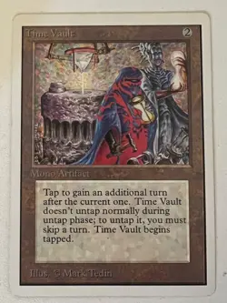 Magic the Gathering MTG Unlimited Time Vault LP (Beta Bob) - Image 1