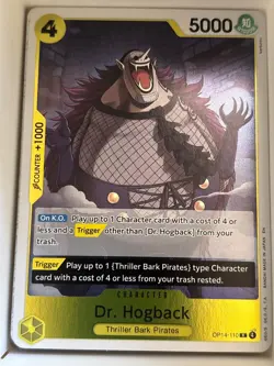 OP14-110 Dr. Hogback English R One Piece TCG Card Game - Image 1