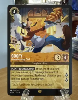 Goofy - Groundbreaking Chef 4/204 Reign of Jafar Legendary NM Disney Lorcana - Image 1