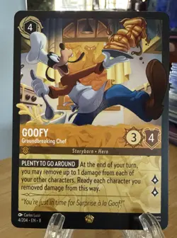 Goofy - Groundbreaking Chef 4/204 Reign of Jafar Legendary NM Disney Lorcana - Image 2